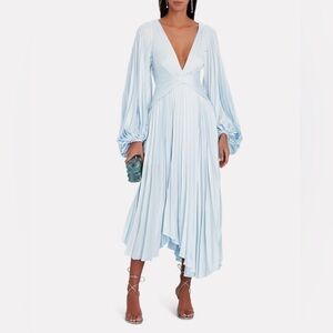 Acler Palms Dress in Sky Blue